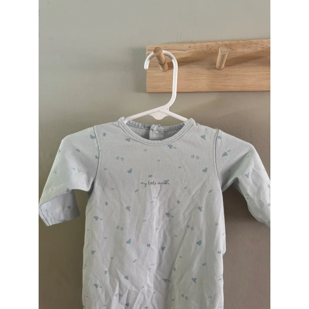 Knot 6M baby blue outfit
